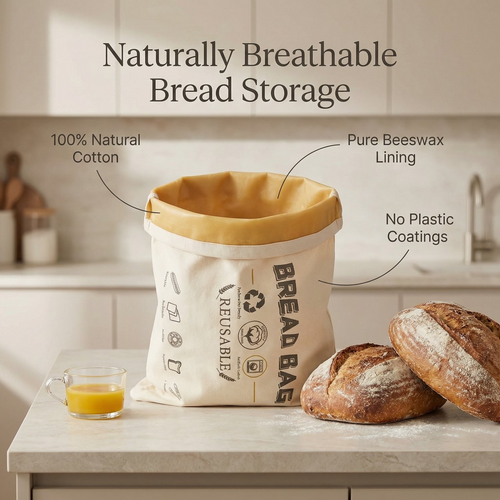 Beeswax Bread Bag